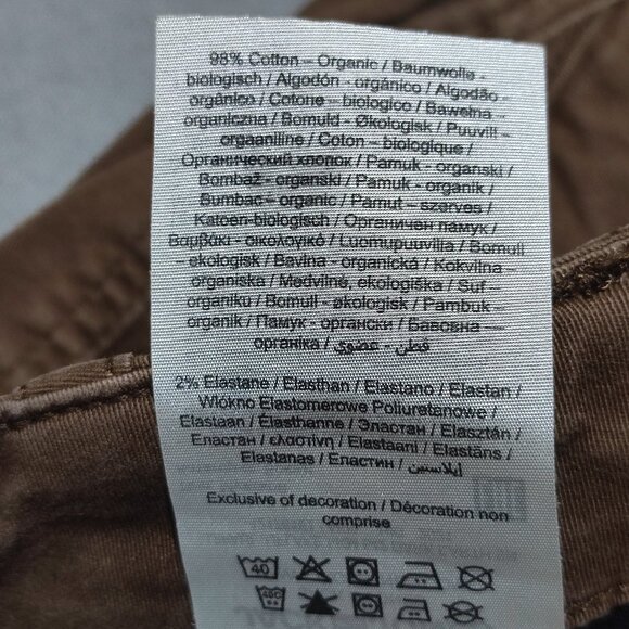 Jack & Jones Paul Cargo Pants men;s size 32 brown colour Tapered fit side pocket - Picture 10 of 16